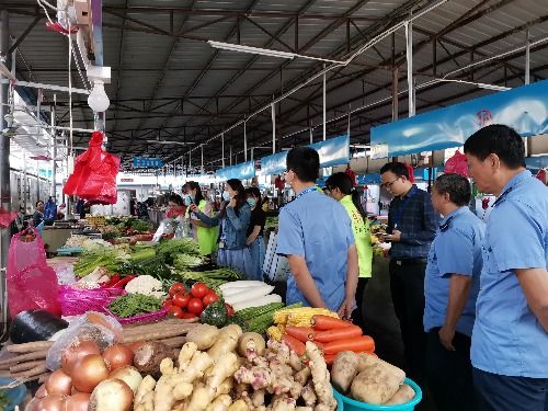 省市場監管局組織專家對惠東縣2020年農貿市場食用農產品快檢工作開展監督及質量評價