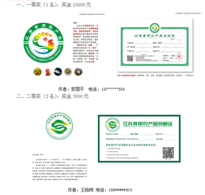 公開征集“江蘇食用農(nóng)產(chǎn)品合格證”LOGO及樣式設(shè)計(jì)方案的結(jié)果公示